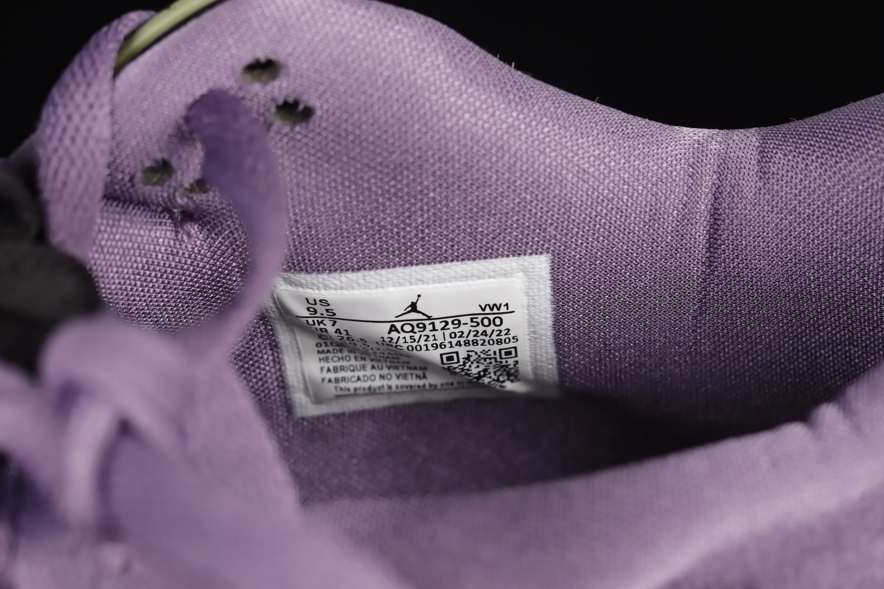 All categories Air Jordan Jordan series basketball shoes Air Jordan 4 Air Jordan 4 Retro "Canyon Purple" AJ4 Joe 4 purple suede basketball shoes AQ9129-500